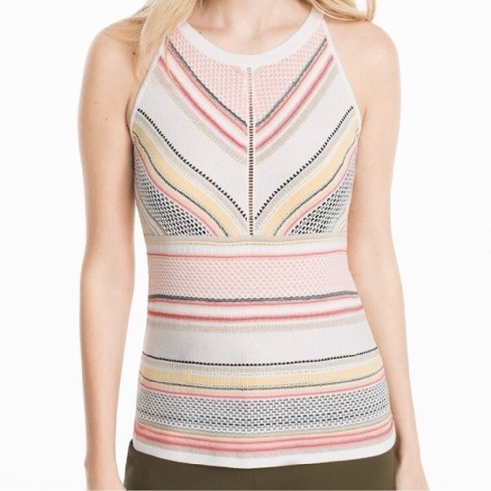 WHBM Halter Neck Sweater Tank S